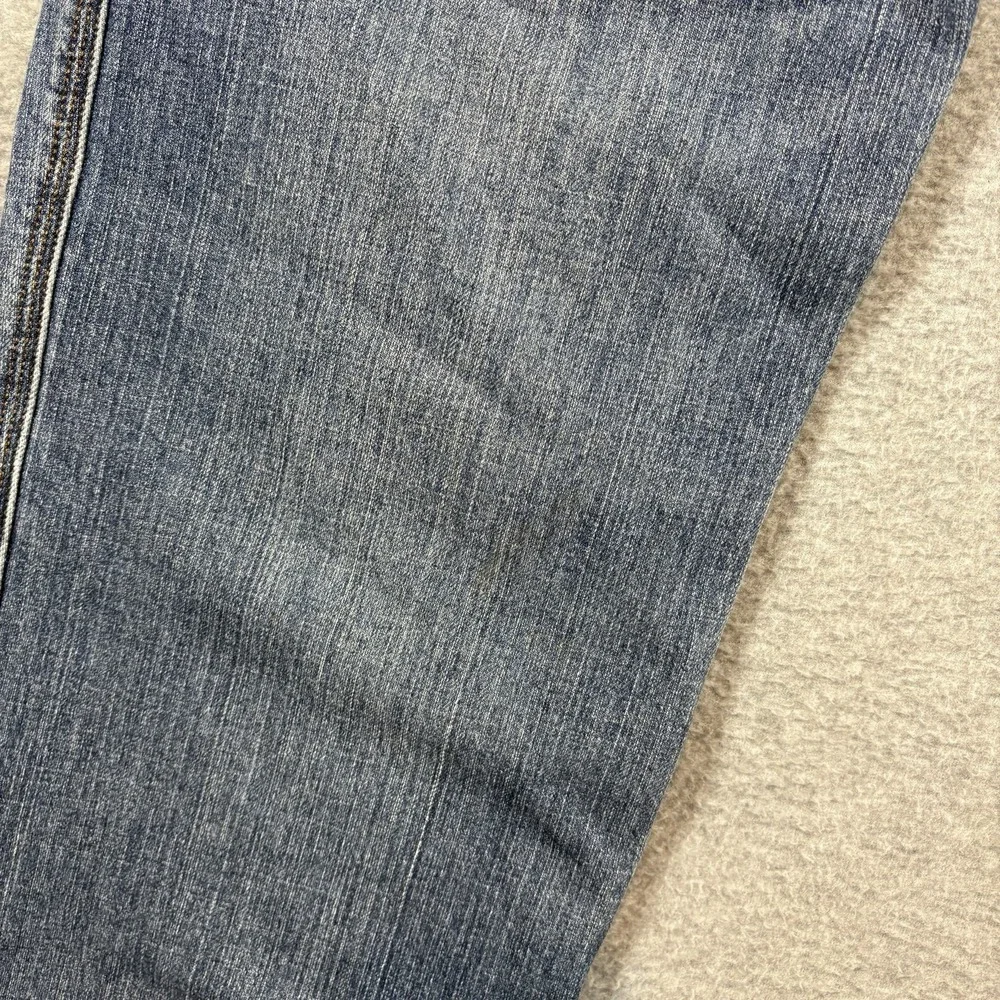 Duluth Trading Co Flex Ballroom Jeans Mens 35x32 Medium Wash Stretch Relaxed Fit